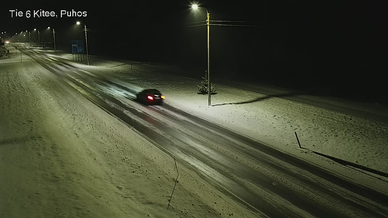 Weather Camera Image Road 6Kitee,  Puhos, Kitee, Pohjois-Karjala
