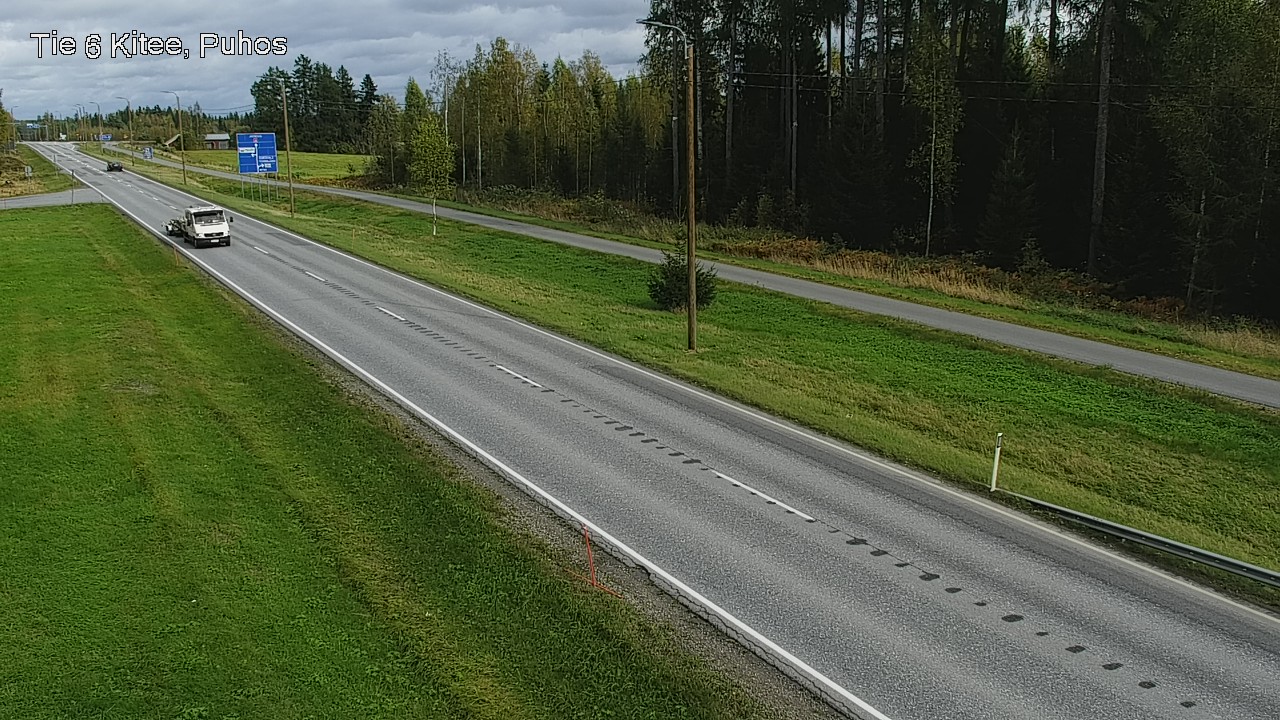 Weather Camera Image Road 6Kitee,  Puhos, Kitee, Pohjois-Karjala