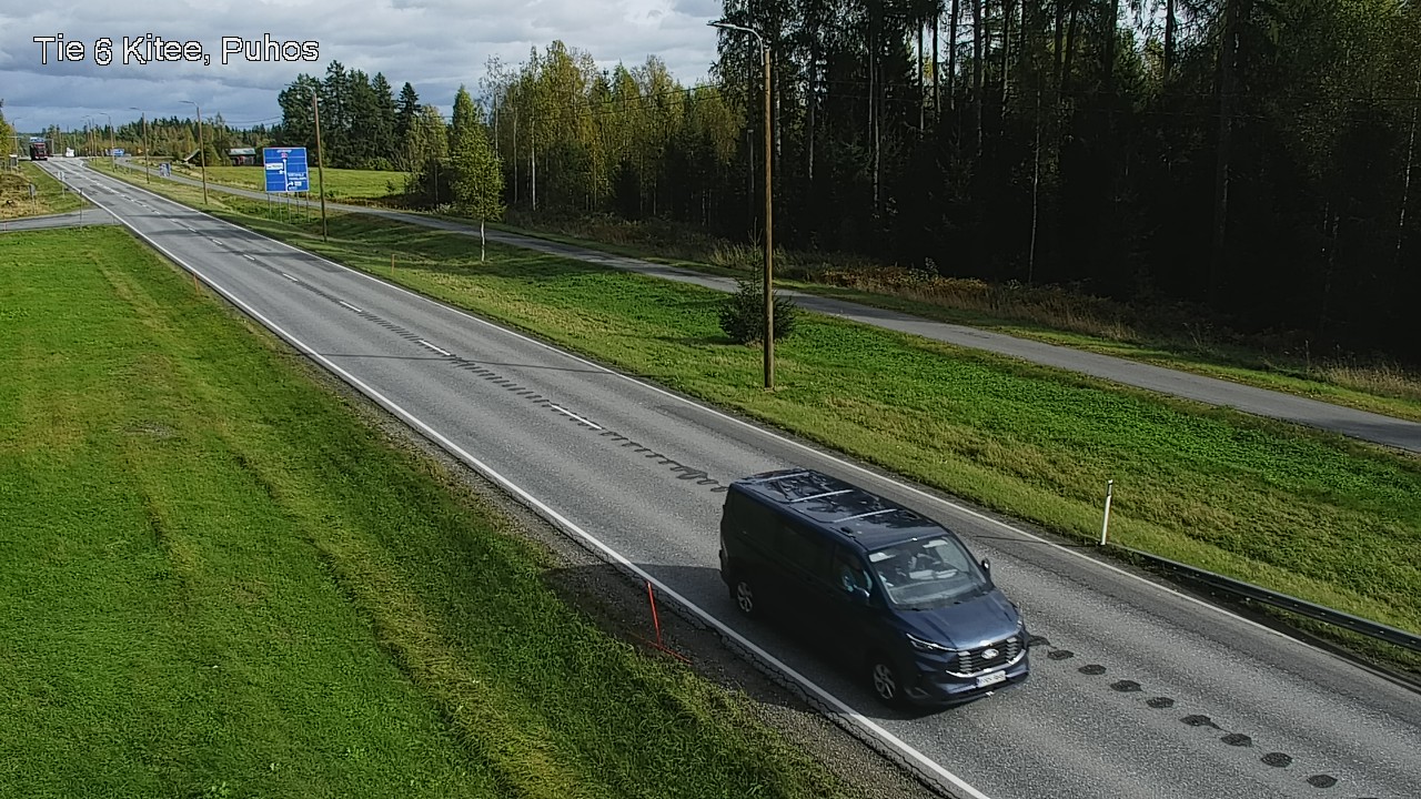 Weather Camera Image Road 6Kitee,  Puhos, Kitee, Pohjois-Karjala