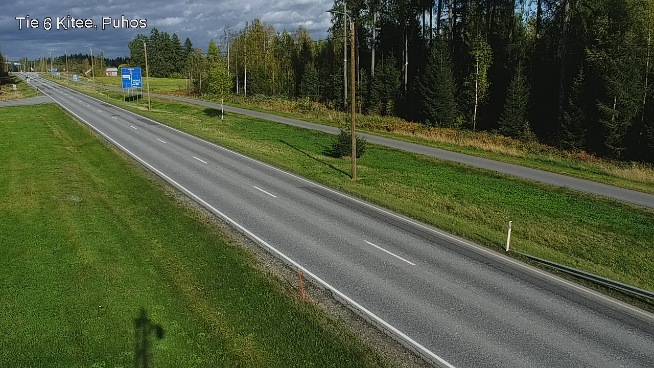 Weather Camera Image Road 6Kitee,  Puhos, Kitee, Pohjois-Karjala