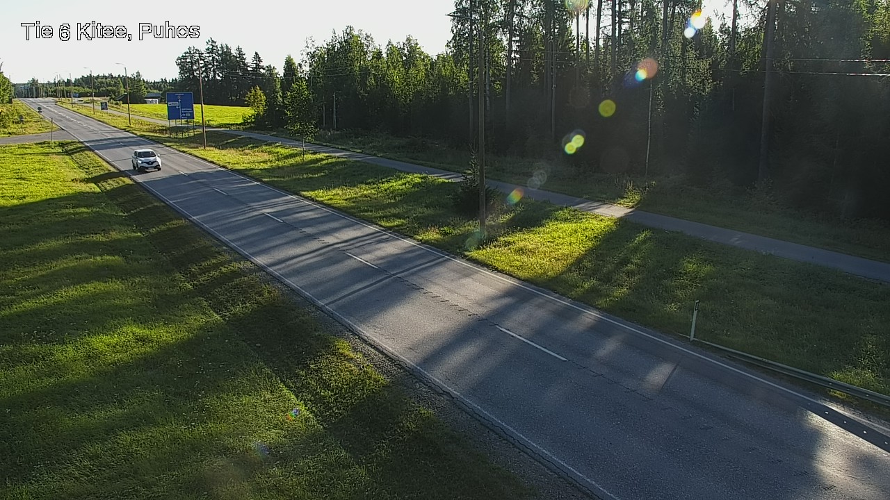 Weather Camera Image Road 6Kitee,  Puhos, Kitee, Pohjois-Karjala