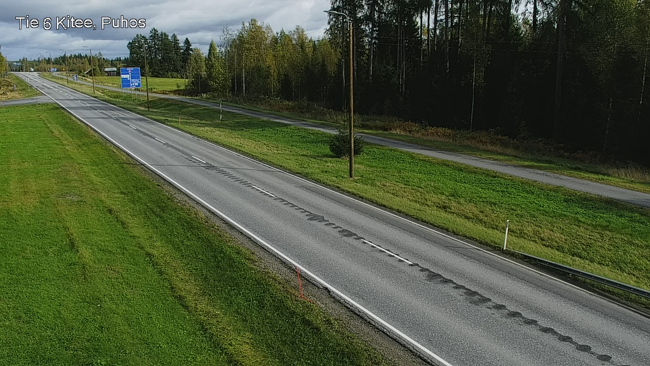 Weather Camera Image Road 6Kitee,  Puhos, Kitee, Pohjois-Karjala