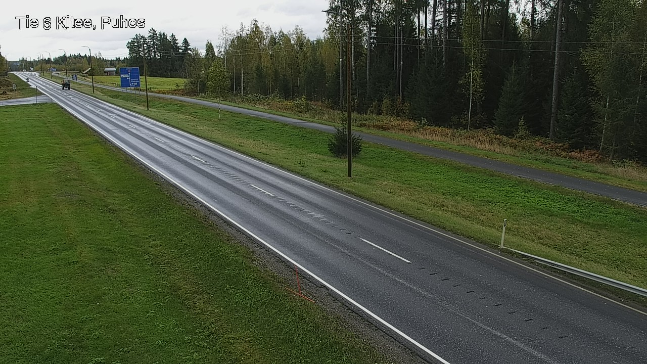 Weather Camera Image Road 6Kitee,  Puhos, Kitee, Pohjois-Karjala
