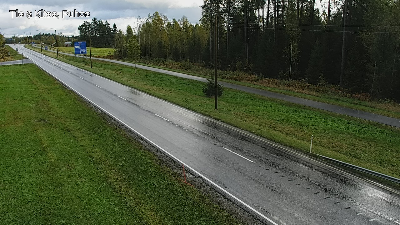 Weather Camera Image Road 6Kitee,  Puhos, Kitee, Pohjois-Karjala