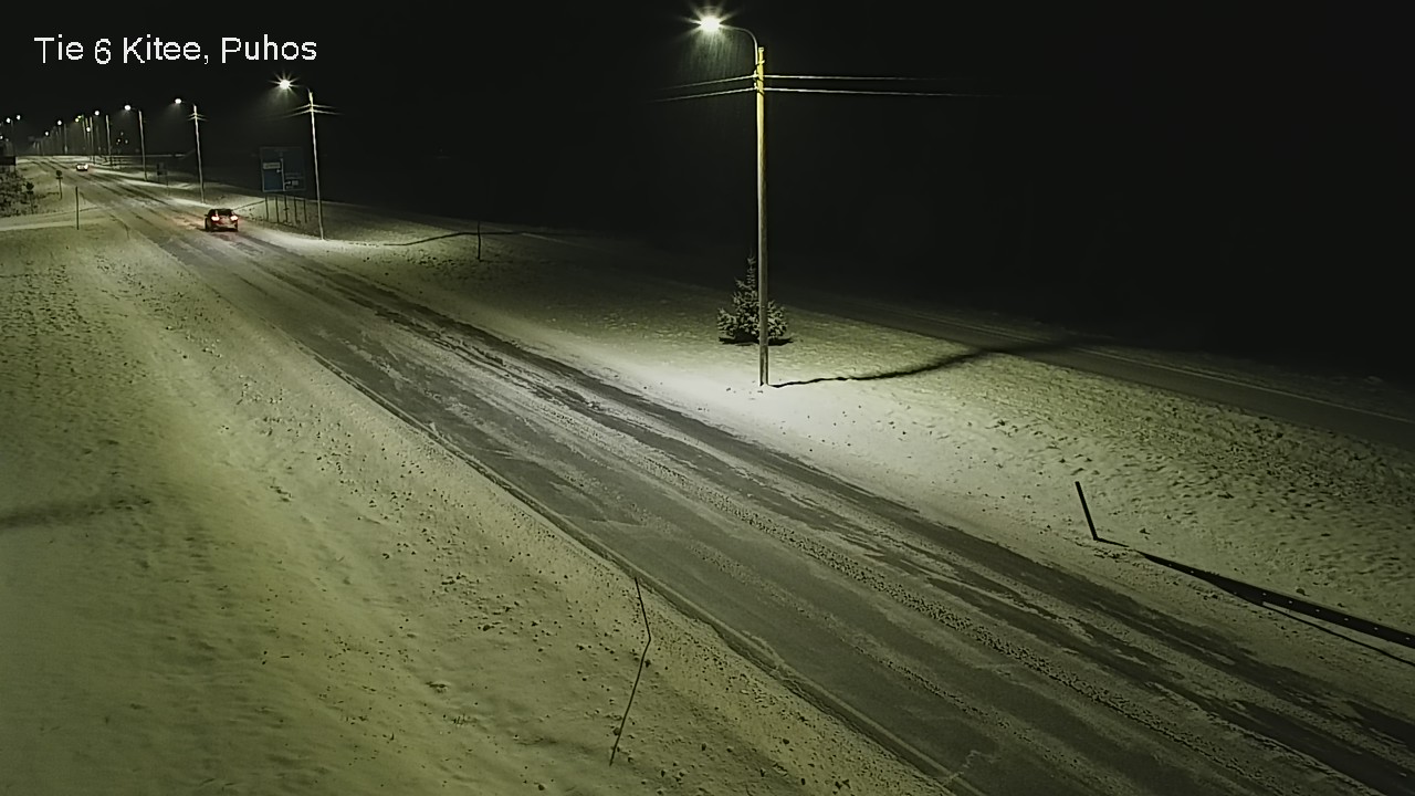 Weather Camera Image Road 6Kitee,  Puhos, Kitee, Pohjois-Karjala