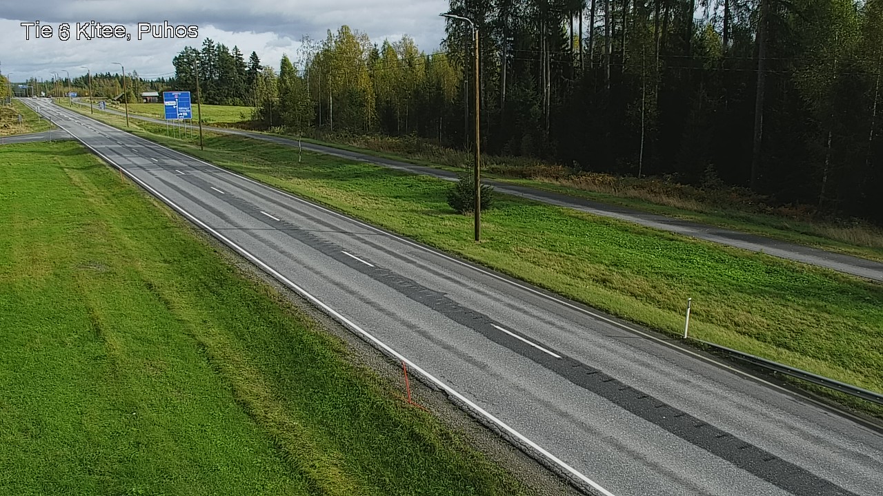 Weather Camera Image Road 6Kitee,  Puhos, Kitee, Pohjois-Karjala