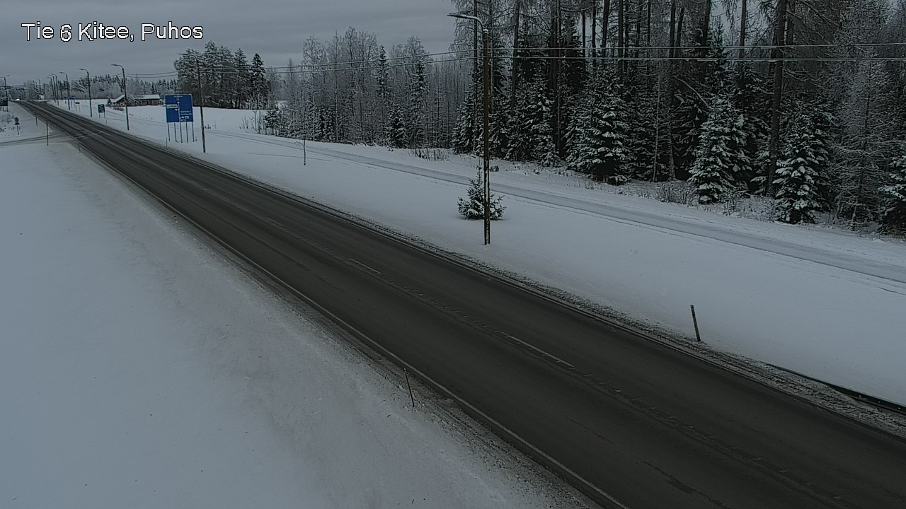 Kelikamerat Kuva Tie 6 Kitee, Puhos, Kitee, Pohjois-Karjala