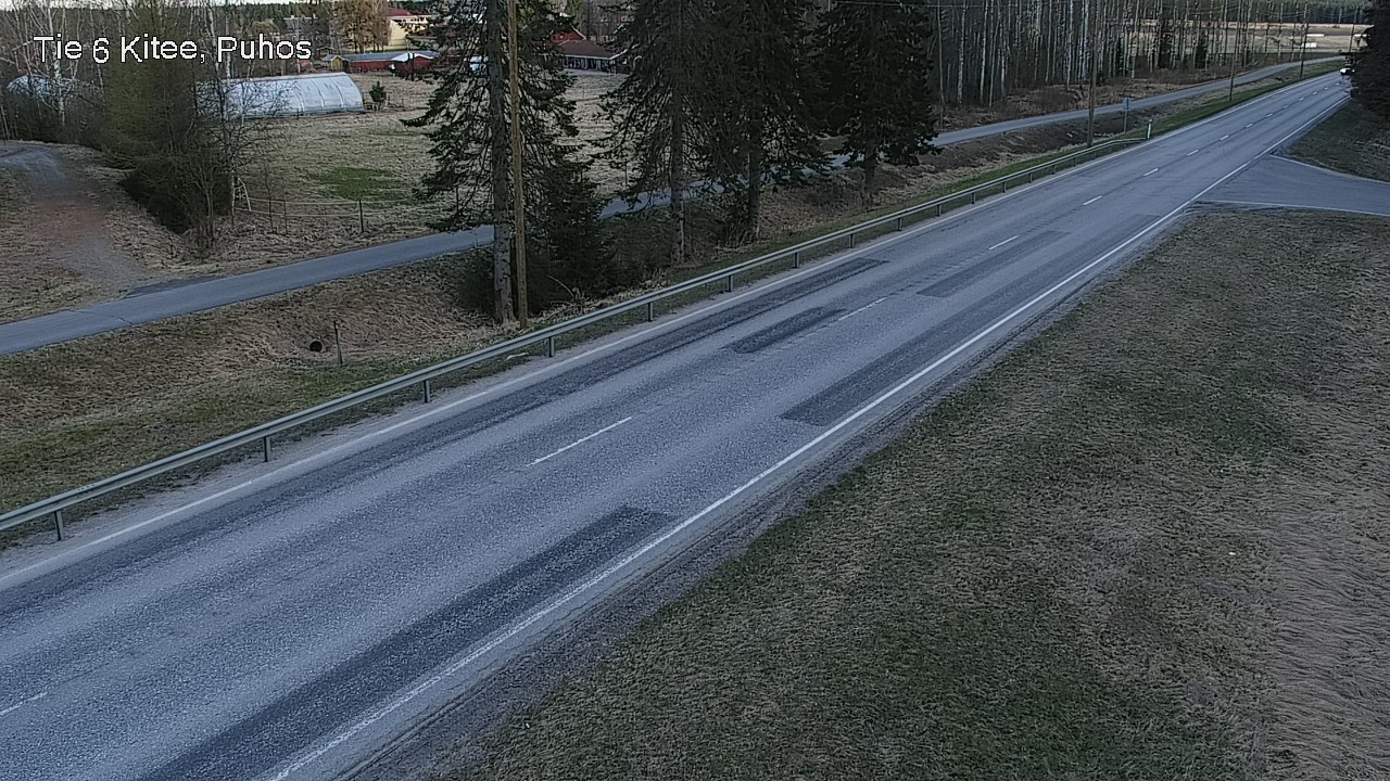 Weather Camera Image Road 6Kitee,  Puhos, Kitee, Pohjois-Karjala