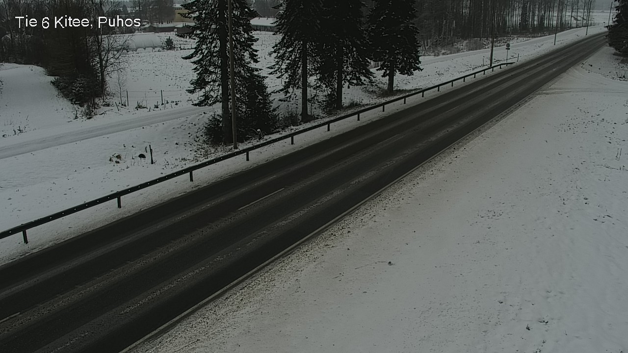 Weather Camera Image Road 6Kitee,  Puhos, Kitee, Pohjois-Karjala