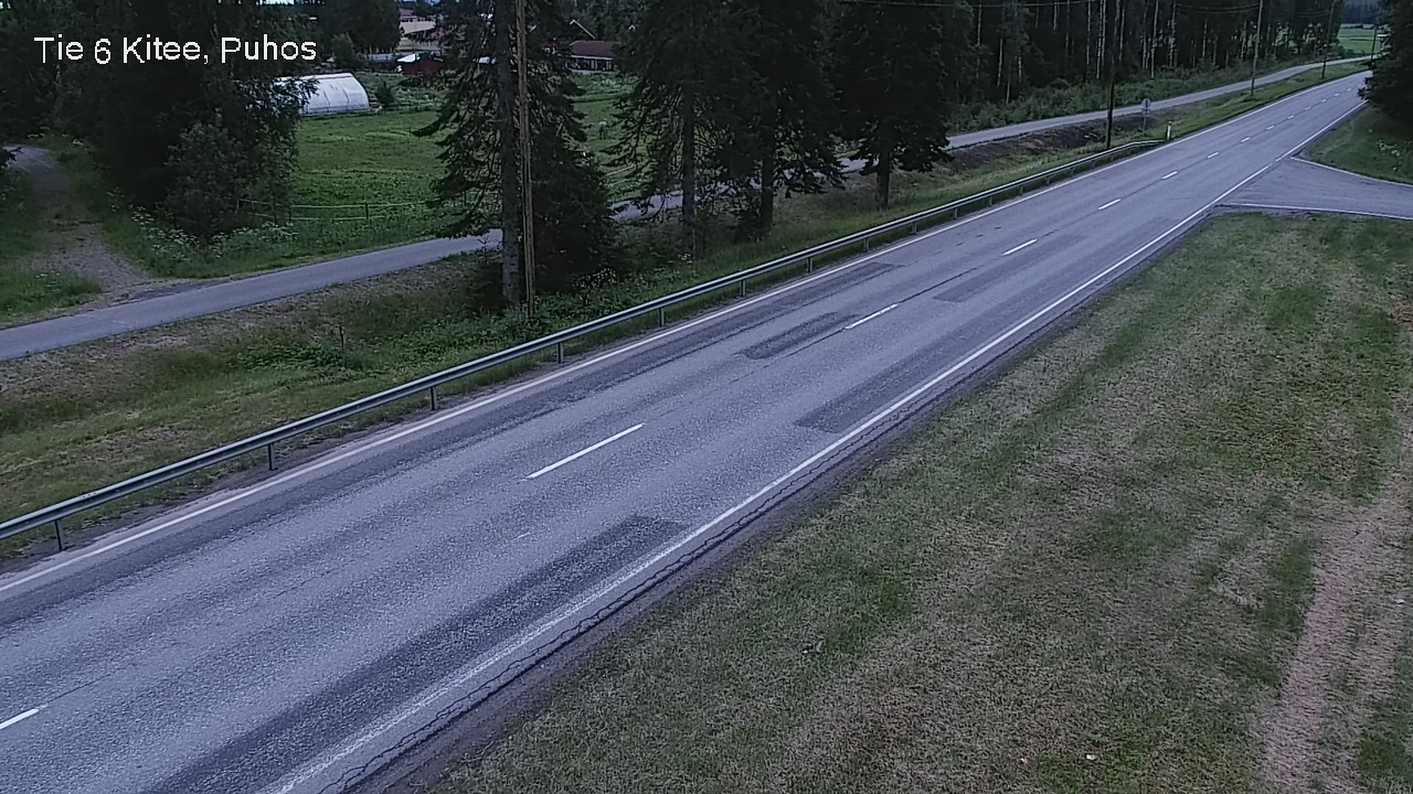 Weather Camera Image Väg 6 Kitee, Puhos, Kitee, Pohjois-Karjala