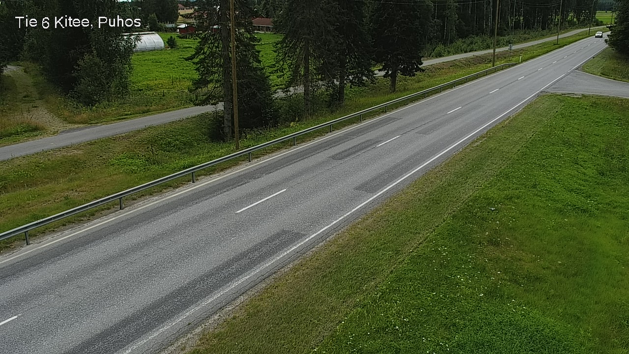 Weather Camera Image Väg 6 Kitee, Puhos, Kitee, Pohjois-Karjala