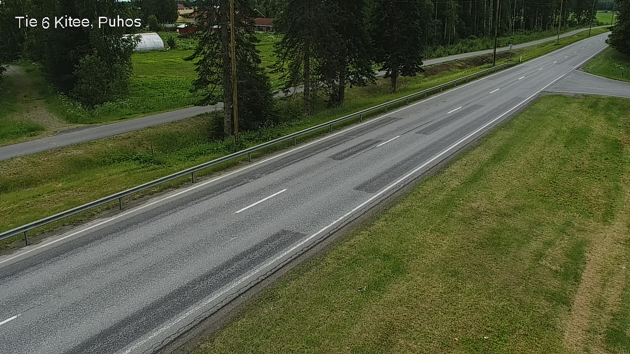 Weather Camera Image Väg 6 Kitee, Puhos, Kitee, Pohjois-Karjala