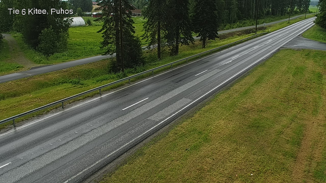 Weather Camera Image Road 6Kitee,  Puhos, Kitee, Pohjois-Karjala
