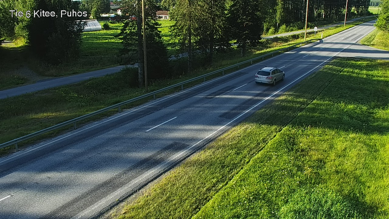 Weather Camera Image Road 6Kitee,  Puhos, Kitee, Pohjois-Karjala