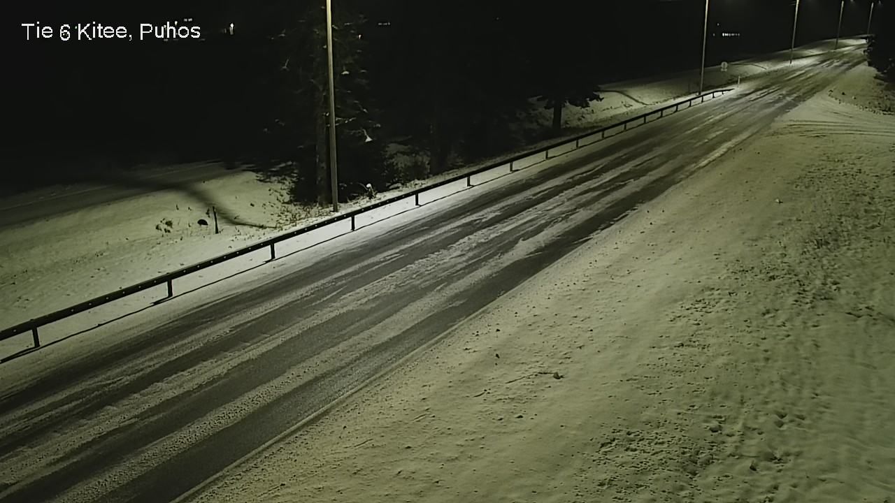 Weather Camera Image Road 6Kitee,  Puhos, Kitee, Pohjois-Karjala