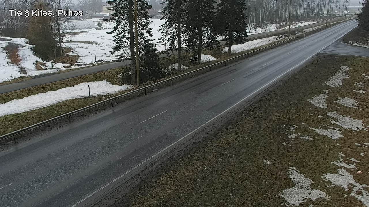 Weather Camera Image Road 6Kitee,  Puhos, Kitee, Pohjois-Karjala