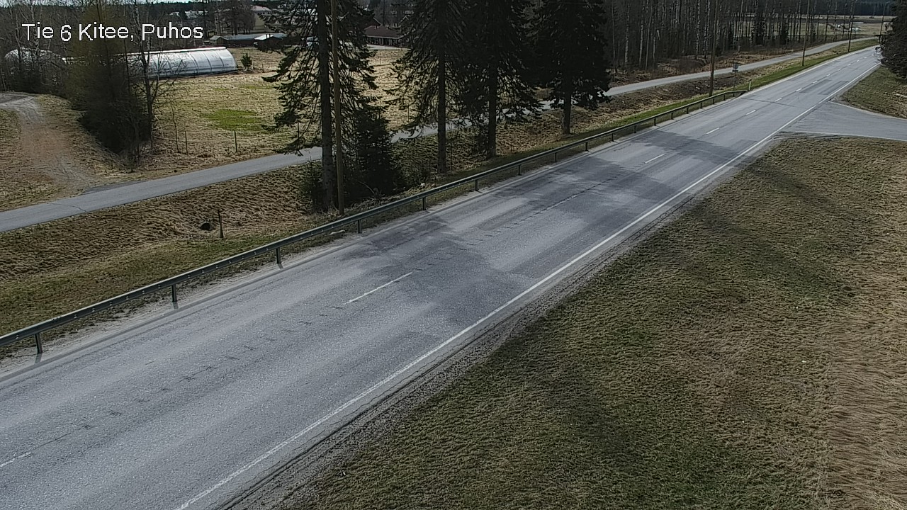 Weather Camera Image Road 6Kitee,  Puhos, Kitee, Pohjois-Karjala