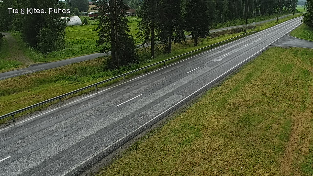 Weather Camera Image Road 6Kitee,  Puhos, Kitee, Pohjois-Karjala