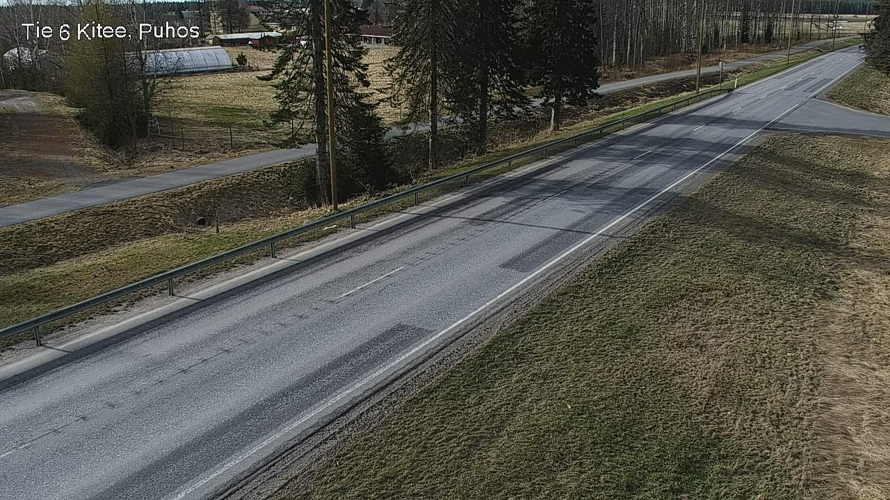 Weather Camera Image Road 6Kitee,  Puhos, Kitee, Pohjois-Karjala