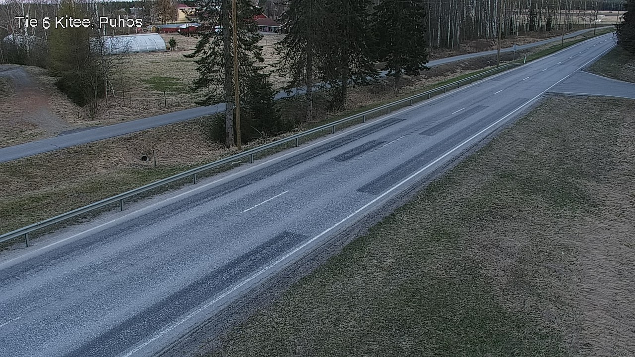 Weather Camera Image Road 6Kitee,  Puhos, Kitee, Pohjois-Karjala