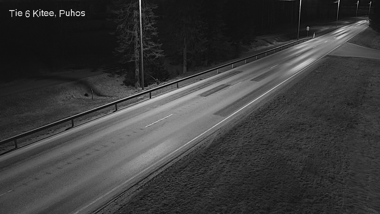 Weather Camera Image Road 6Kitee,  Puhos, Kitee, Pohjois-Karjala