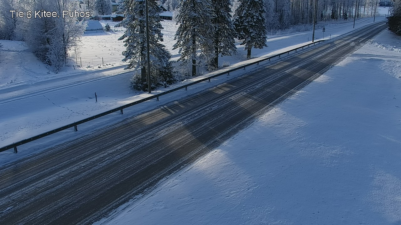 Weather Camera Image Road 6Kitee,  Puhos, Kitee, Pohjois-Karjala