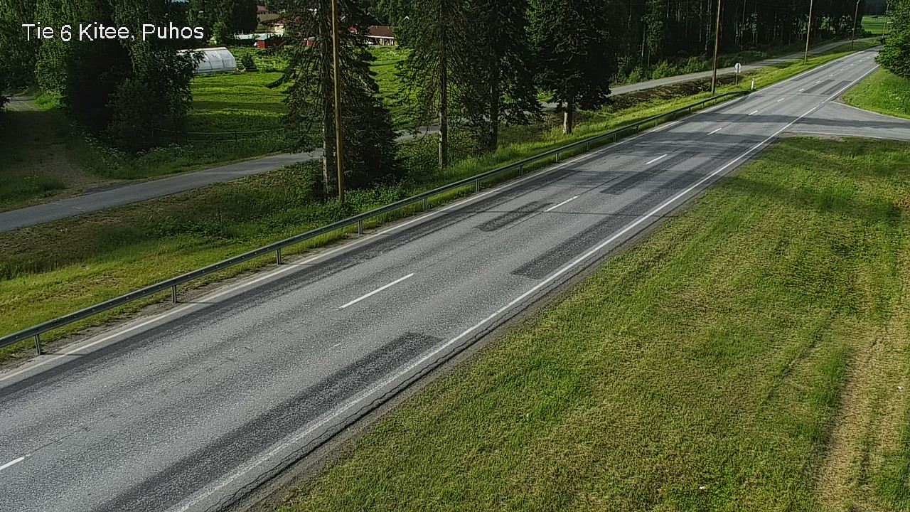 Weather Camera Image Väg 6 Kitee, Puhos, Kitee, Pohjois-Karjala
