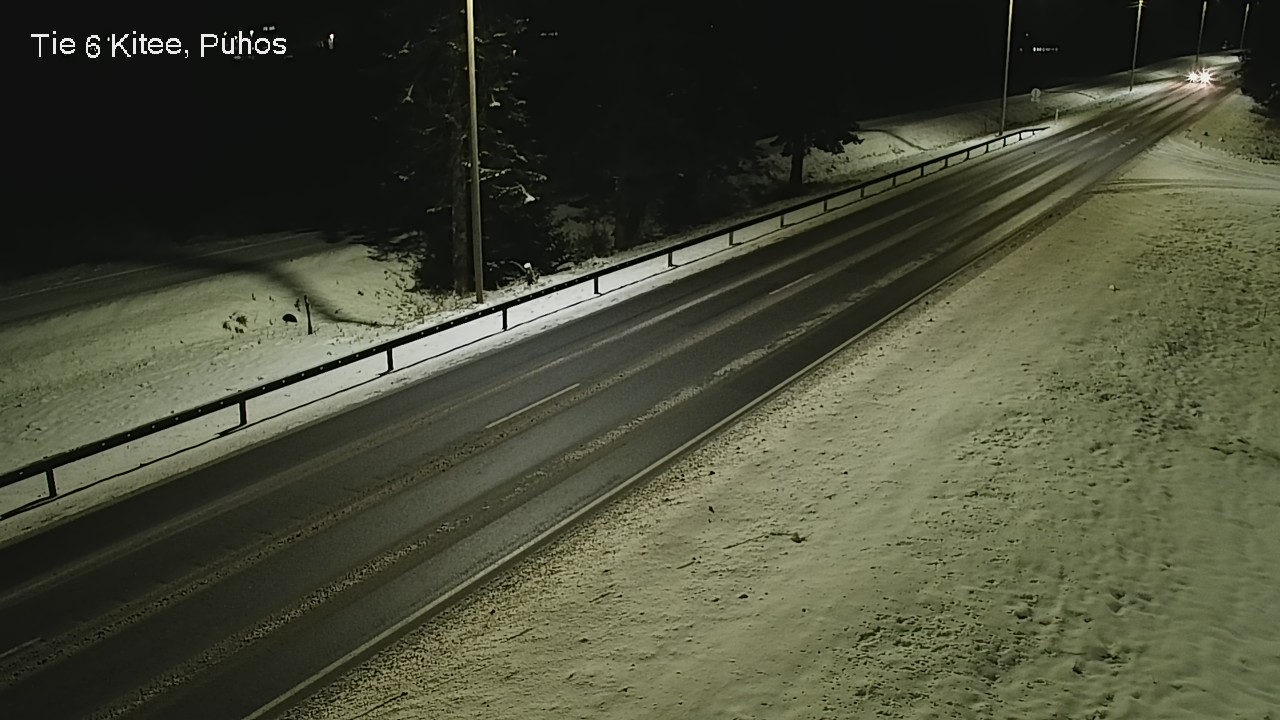 Weather Camera Image Road 6Kitee,  Puhos, Kitee, Pohjois-Karjala