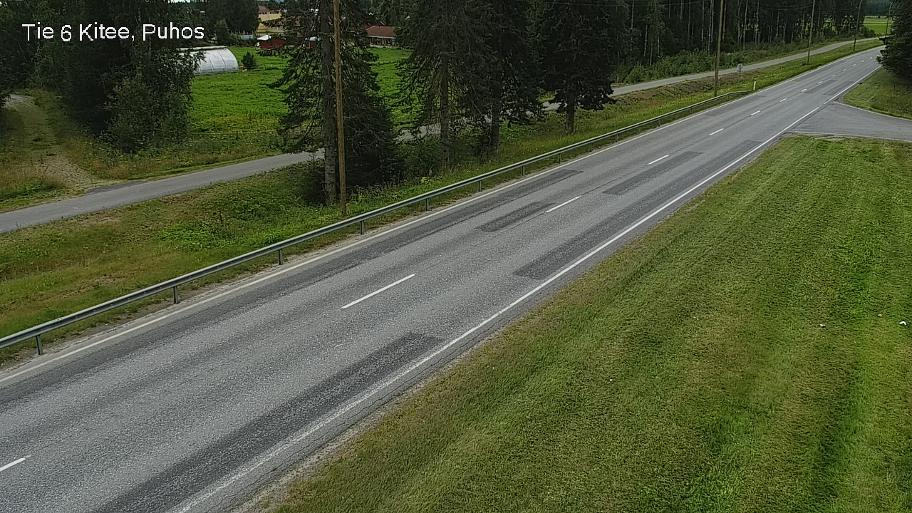 Weather Camera Image Väg 6 Kitee, Puhos, Kitee, Pohjois-Karjala