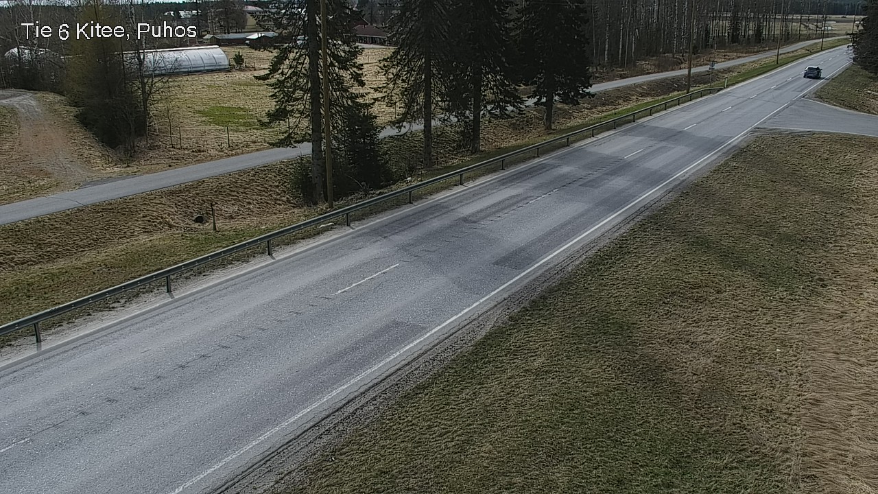 Weather Camera Image Road 6Kitee,  Puhos, Kitee, Pohjois-Karjala