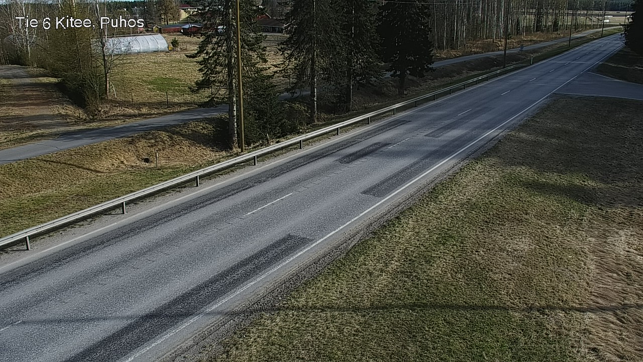 Weather Camera Image Road 6Kitee,  Puhos, Kitee, Pohjois-Karjala