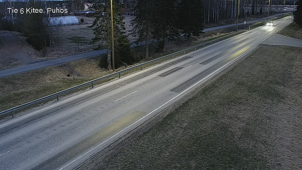 Weather Camera Image Road 6Kitee,  Puhos, Kitee, Pohjois-Karjala
