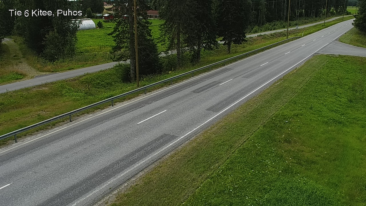 Weather Camera Image Road 6Kitee,  Puhos, Kitee, Pohjois-Karjala