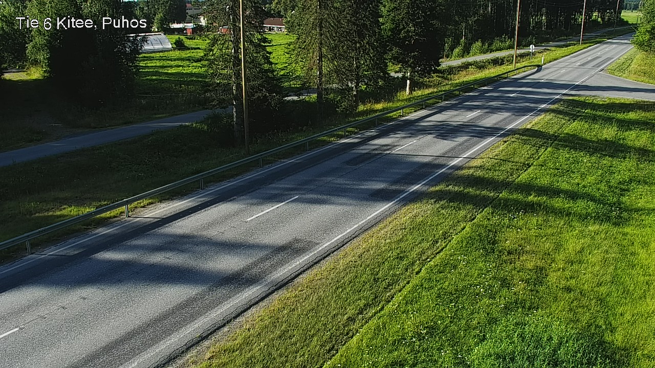 Weather Camera Image Road 6Kitee,  Puhos, Kitee, Pohjois-Karjala