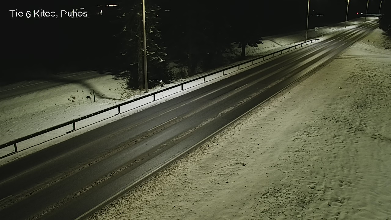 Weather Camera Image Road 6Kitee,  Puhos, Kitee, Pohjois-Karjala