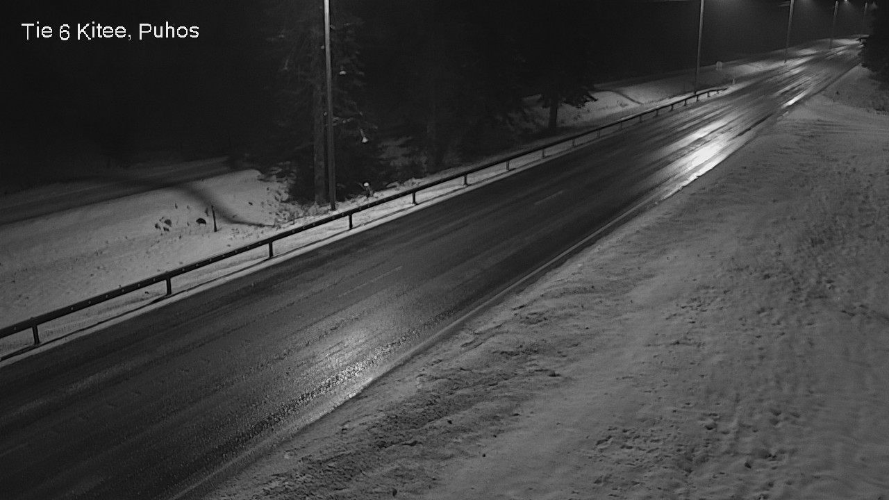 Weather Camera Image Road 6Kitee,  Puhos, Kitee, Pohjois-Karjala
