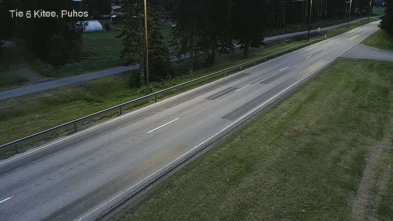 Weather Camera Image Väg 6 Kitee, Puhos, Kitee, Pohjois-Karjala
