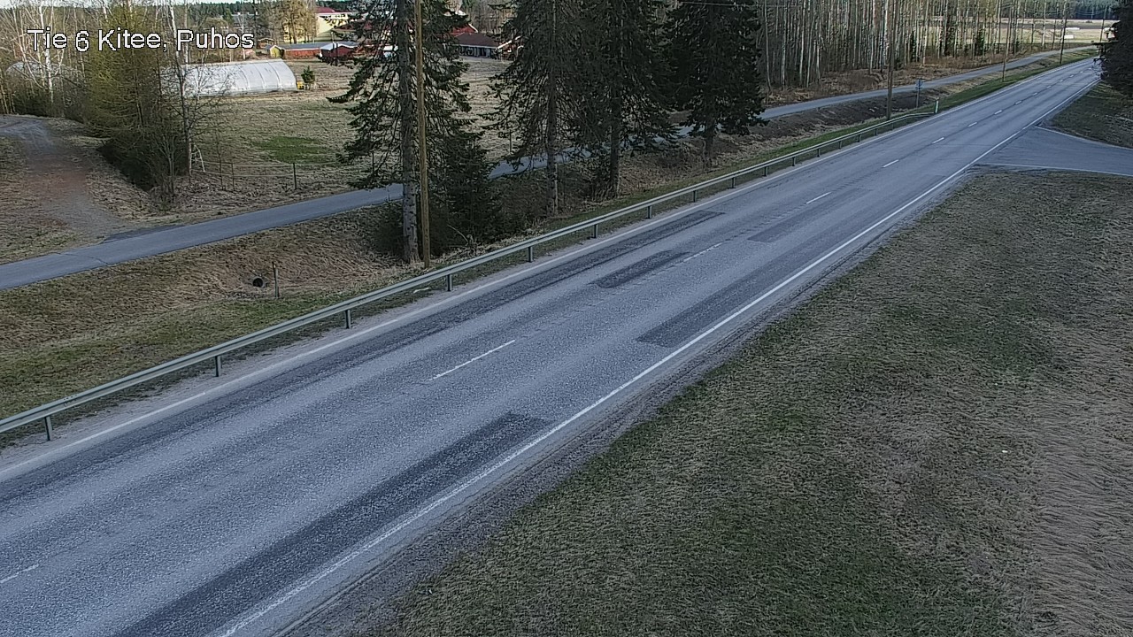 Weather Camera Image Road 6Kitee,  Puhos, Kitee, Pohjois-Karjala