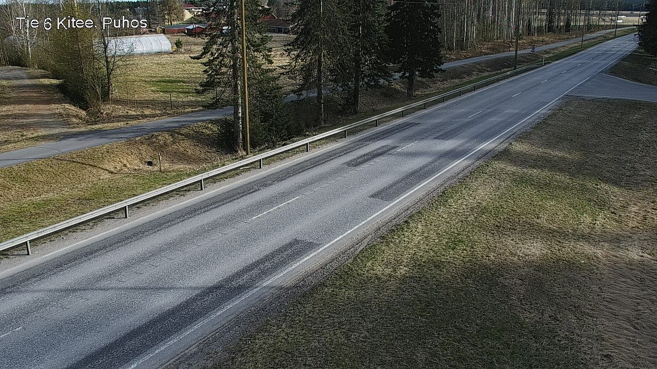 Weather Camera Image Road 6Kitee,  Puhos, Kitee, Pohjois-Karjala