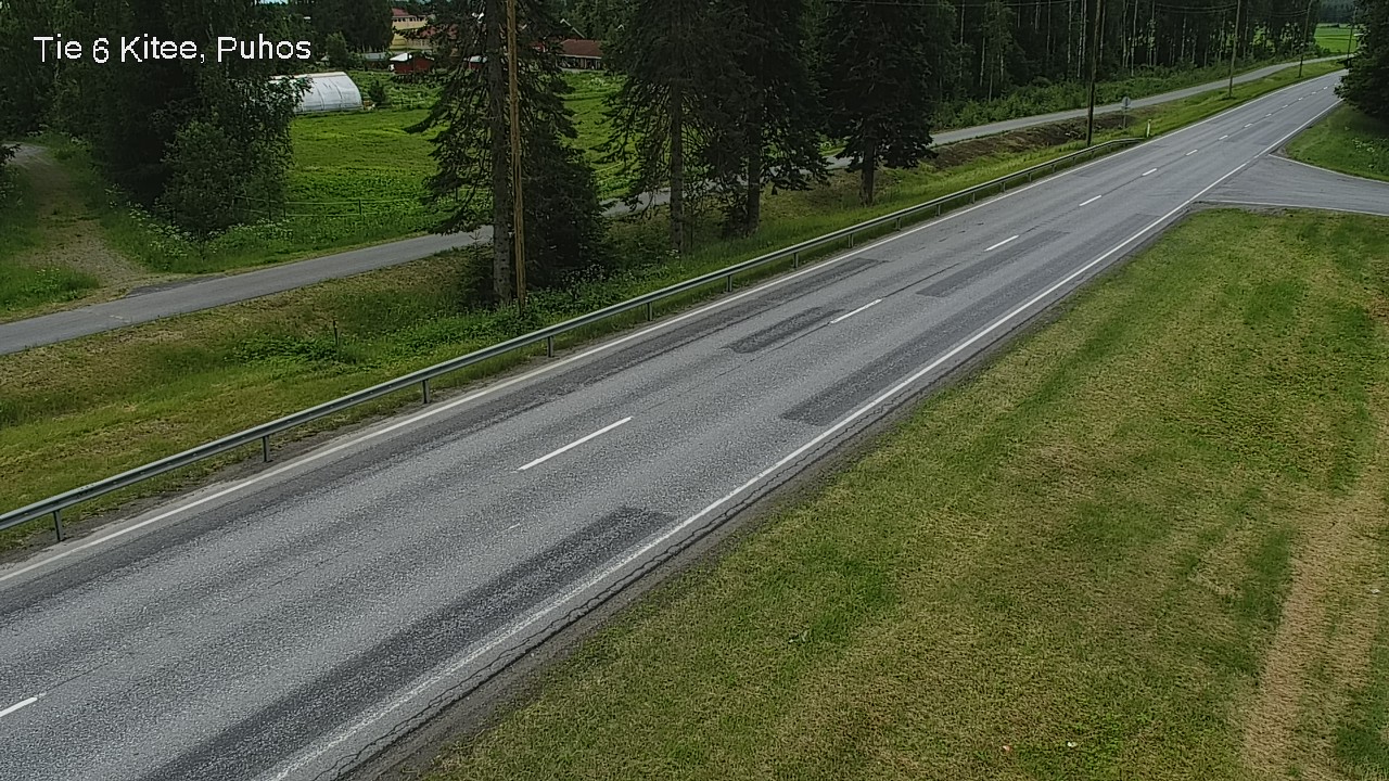 Weather Camera Image Väg 6 Kitee, Puhos, Kitee, Pohjois-Karjala