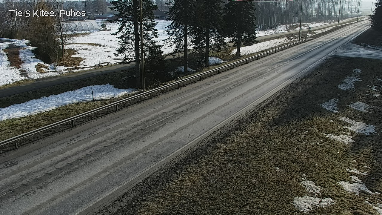 Weather Camera Image Road 6Kitee,  Puhos, Kitee, Pohjois-Karjala