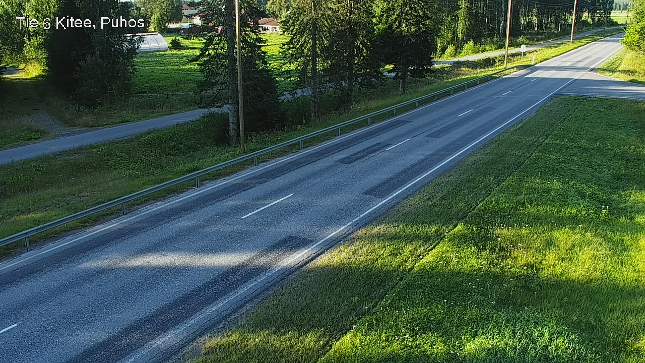 Weather Camera Image Road 6Kitee,  Puhos, Kitee, Pohjois-Karjala
