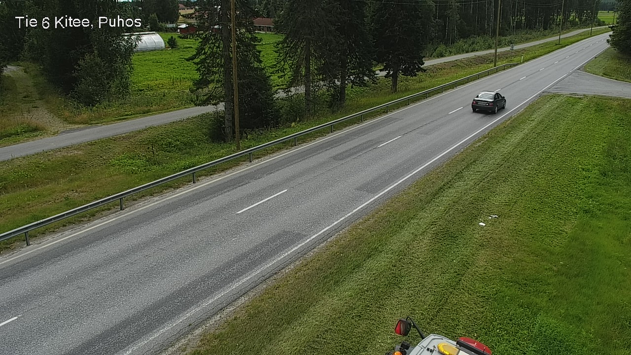 Weather Camera Image Väg 6 Kitee, Puhos, Kitee, Pohjois-Karjala