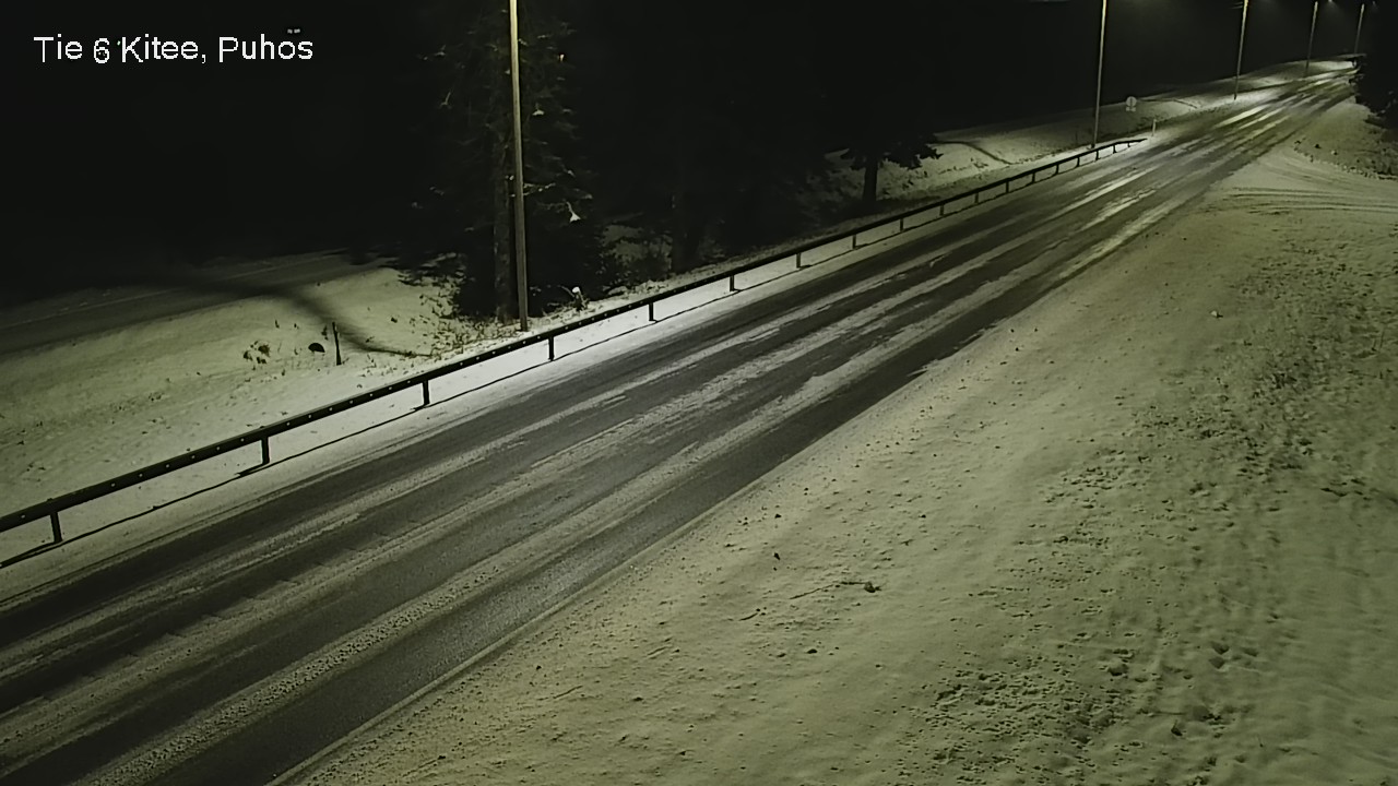 Weather Camera Image Road 6Kitee,  Puhos, Kitee, Pohjois-Karjala