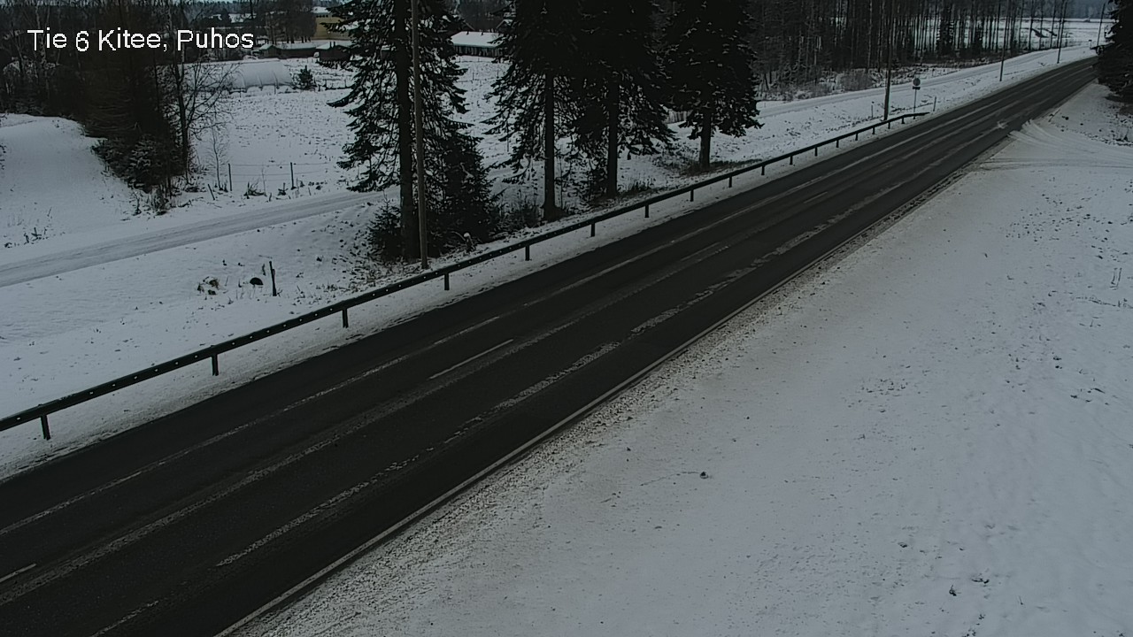 Weather Camera Image Road 6Kitee,  Puhos, Kitee, Pohjois-Karjala