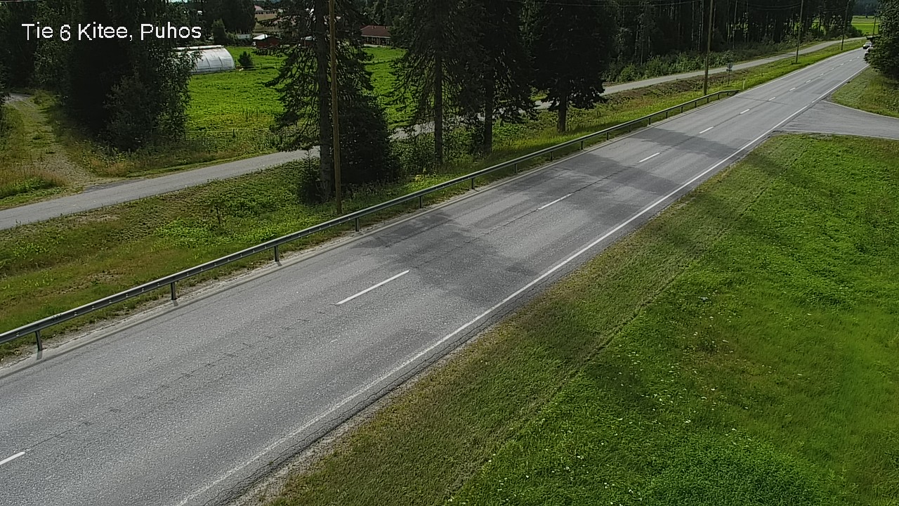 Weather Camera Image Väg 6 Kitee, Puhos, Kitee, Pohjois-Karjala