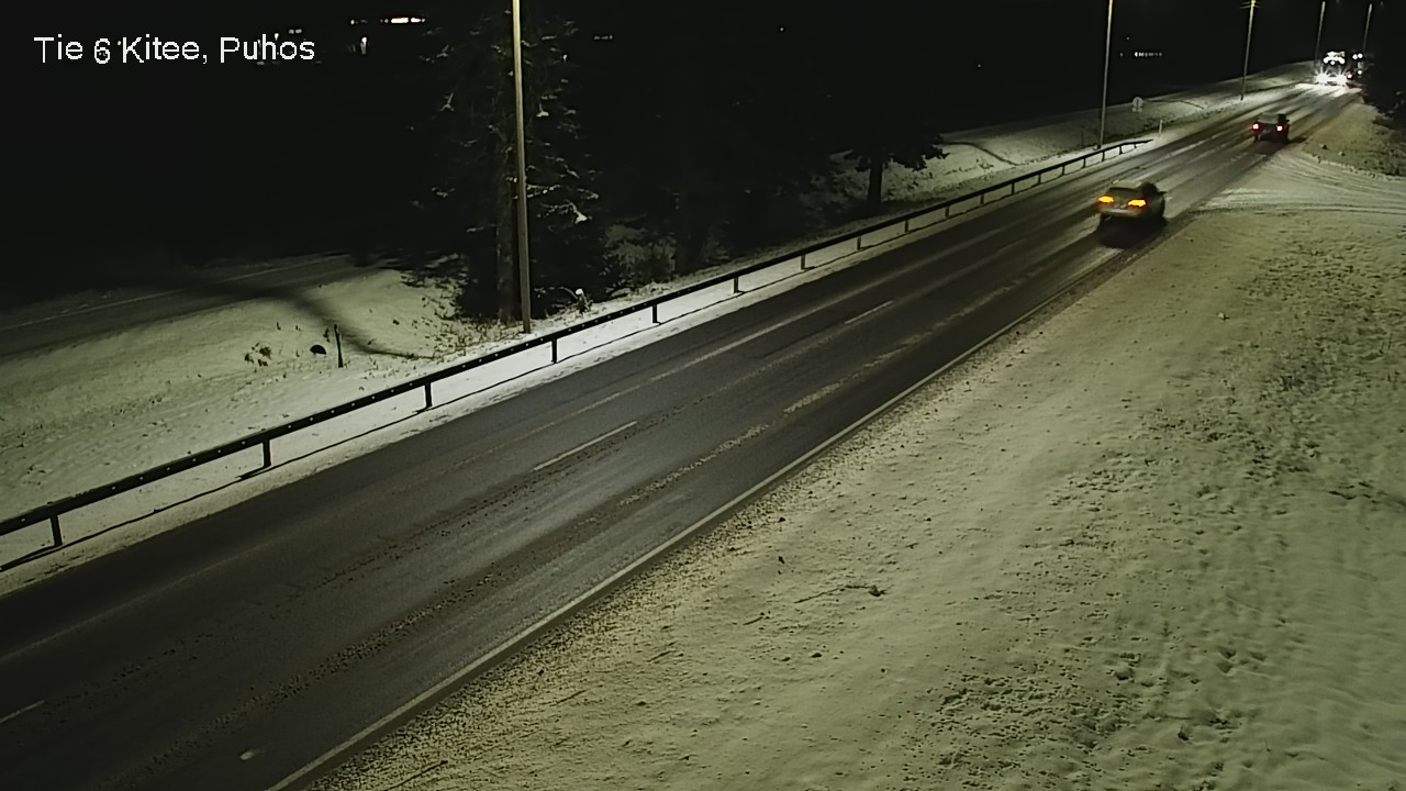 Weather Camera Image Road 6Kitee,  Puhos, Kitee, Pohjois-Karjala