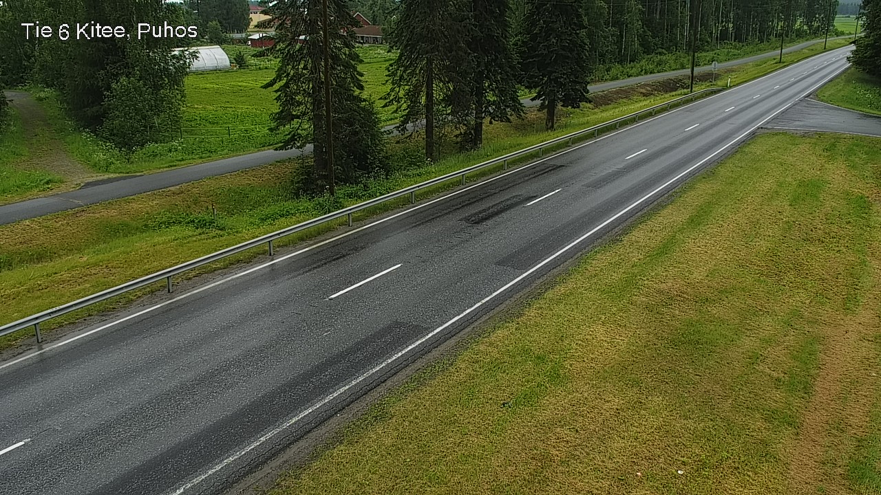 Weather Camera Image Väg 6 Kitee, Puhos, Kitee, Pohjois-Karjala