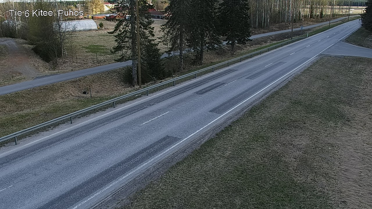 Weather Camera Image Road 6Kitee,  Puhos, Kitee, Pohjois-Karjala