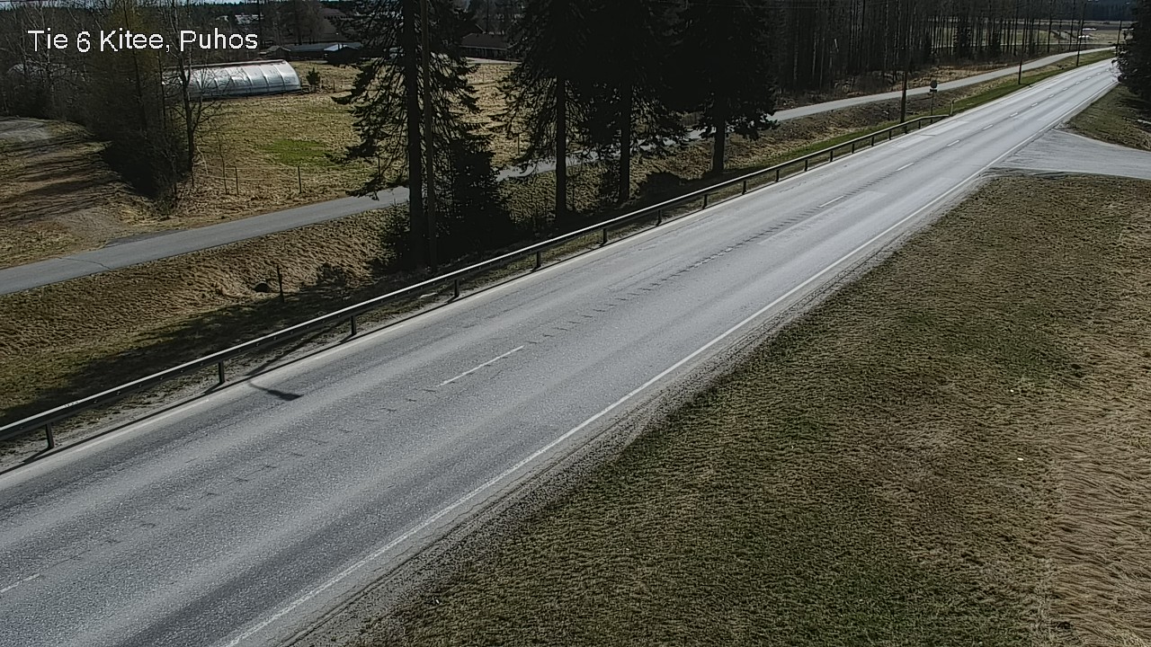Weather Camera Image Road 6Kitee,  Puhos, Kitee, Pohjois-Karjala